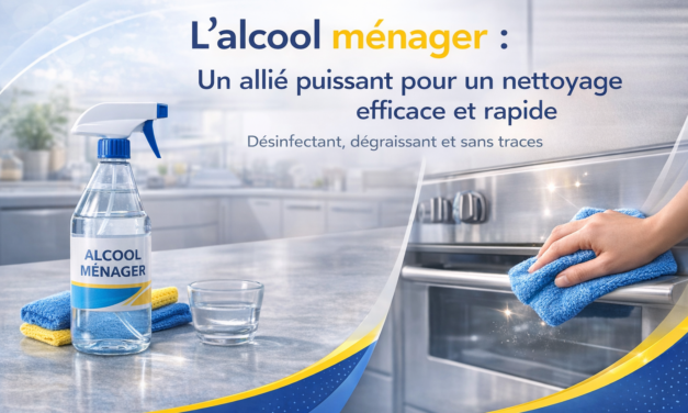 L’alcool ménager : un allié puissant pour un nettoyage efficace et rapide