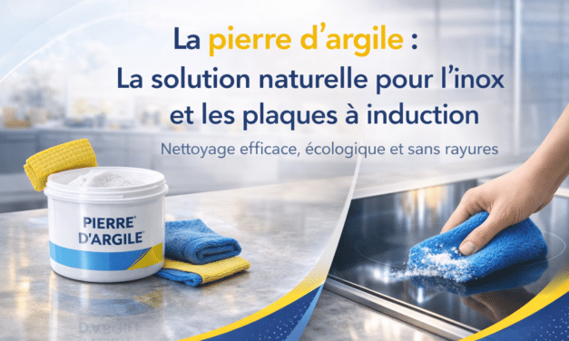 La pierre d’argile : la solution naturelle pour nettoyer l’inox et les plaques à induction