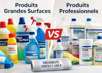 Produits pro vs produits grande surface