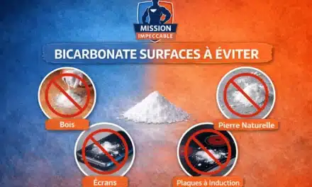 Bicarbonate : surfaces à éviter